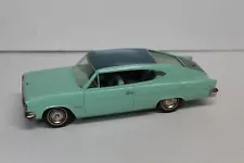 1965 AMC RAMBLER MARLIN FASTBACK! 1/25 PROMO-FRICTION, BEAUTIFUL RARE COLOR !!