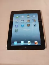 Apple iPad 1st Generation A1337 Tablet 64GB Wifi Silver Good Working Condition