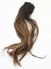 Eufficco Real Human Hair Clip In Hair Extensions 16inch 100g Ombre