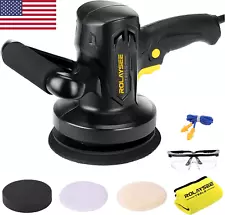 6-Inch Random Orbital Waxer Polisher, Variable Speed Buffer Machine Kit with 3 B