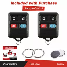 Sale For 2 New Replacement Keyless Entry Car Remote Key Fob Transmitter Ford