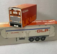 Time Sale Arpra Supermini (Brazil) 1:50 Scania LK 140 Tractor Trailer Set