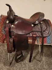 Beautiful Circle Y Park and Trail saddle- 16" package