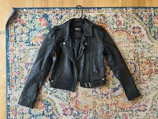 Barney's Genuine Sheep's Leather Women's Motorcycle Jacket