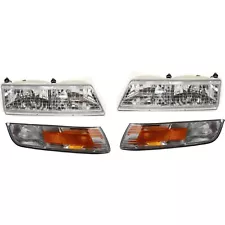 Headlight Kit For 95-97 Mercury Grand Marquis Left and Right With Corner Lights (For: 1996 Grand Marquis)