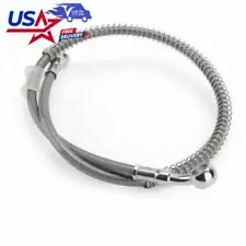 70cm/28" Motorcycle Brake Oil Hose Line Banjo Fitting Stainless Steel Swivel (For: Ducati 848)