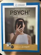 New PSYCH 7 by Spencer Rathus 7th Edition Paperback Textbook Book Psychology