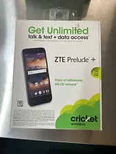 ZTE Prelude Plus Z851 8GB Black Android Smartphone (Cricket Wireless) - New