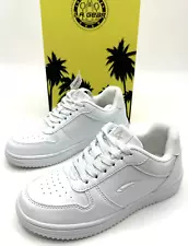 LA Gear Shoes Womens Size 5.5 White Low Top 80s 90s Sneakers Ladies