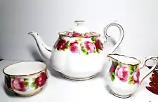 New ListingROYAL ALBERT ''OLD ENGLISH ROSE'' TEA SET