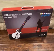 Wireless Guitar Controller for PS3 & PC Guitar Hero & Rockband NEW