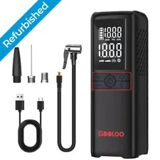 GOOLOO GT160 Tire Inflator Portable Air Compressor Portable Air Pump 160PSI