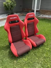 【1 PAIR】REPLICA RECARO SR3 Integra DC2 RED ON RED WILDCAT Brand New【US LOCATION】