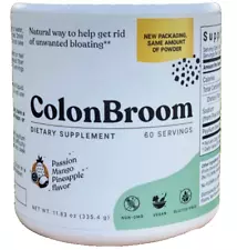 ColonBroom Colon Cleanse for Bloating Relief 60 Servings (Tropical Fruits)