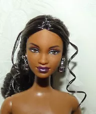 NUDE MATTEL BARBIE DOLL AA AFRICAN AMERICAN MBILI 2003 FOR OOAK