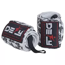 Weight Lifting Wrist Wraps Gym Fitness Workout Training Straps 18" Long Skull