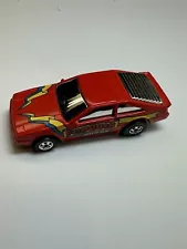 Vintage Hot Wheels Red 1986 Flip-Outs Nissan 200SX Blackwalls Hong Kong