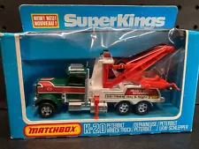 MATCHBOX SUPER KINGS K-20 Peterbilt Heavy Duty Tow Truck Vintage 1979