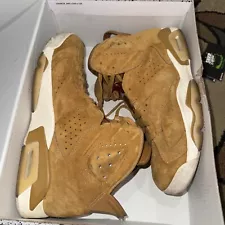 Size 10 - Jordan 6 Retro Wheat 2017 Golden harvest rare Original Box