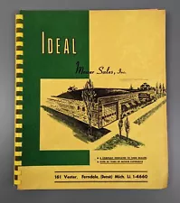 Ideal Mower Sales MI Dealer Book ~ Yard-Man, LawnFlite, Gilson-Burns, Powerake