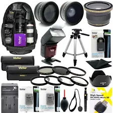 Nikon D3300 D3200 D5300 D5200 DSLR Camera Everything You Need HD Accessory Kit