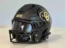 CUSTOM Colorado Buffaloes Shilo Sanders AXIOM Pocket Pro Helmet, VERY NICE