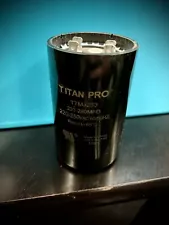 Titan Pro TTMJ233 Motor Start Capacitor 233-280 MFD UF / 220-250 VAC