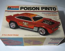 1971 Ford Poison Pinto Tom Daniel Drag Monogram 1:24 Model Kit #6654 in Box