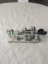 Vintage Stuart Johnson Bug Ships Telegraph Morse Code Key