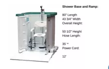 Shower Bay Portable Wheelchair Shower For the Elderly + Disabled + Special Needs