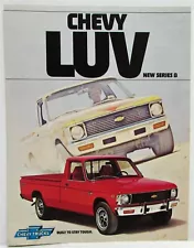 1978 Chevrolet Luv New Series 8 Sales Folder with Engine Data Sheet