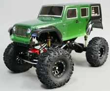 RC Truck BODY Shell 4 Door Finished 315MM -Painted- GREEN