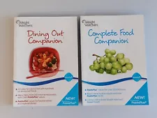 WW Weight Watchers PointsPlus 2010 DINING OUT & COMPLETE FOOD COMPANION Set Used