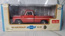 Sun Star 1965 Chevrolet C-10 Red Pickup Truck 1:18 Scale w/ Box! 40