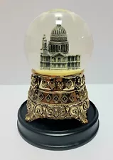 RARE Disney Musical Snow Globe St. Paul's Cathedral Mary Poppins FEED THE BIRDS