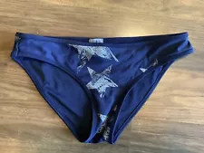 Aerie Bikini Swim Bottoms, Navy with stars, XS EUC **FOR JULY 4th!!