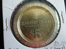 RAMPART CASINO AT THE RESORT OF SUMMERLIN LAS VEGAS NEVADA $5 GAMING TOKEN