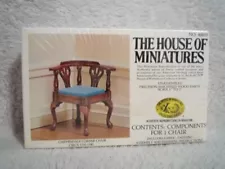 X-ACTO ~ HOUSE OF MINIATURES ~ CHIPPENDALE CORNER CHAIR ~ 40037 ~ SEALED!