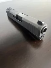 GLOCK 43X MOS OEM COMPLETE SLIDE W TRU-GLO FRONT SITE