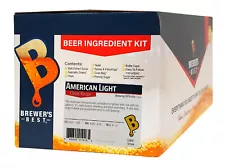 Brewers Best American Light Ingredient Kit for Home Brew Beer Making