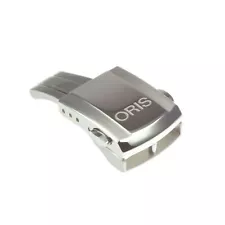 Genuine ORIS deployant clasp 16 mm stainless steel polished for ORIS Aquis