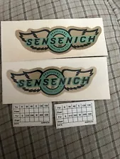 SENSENICH AIRCRAFT PROPELLER DECALS SET OF 2.