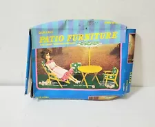 Vintage Miniature Patio Furniture Brand New Scaled To For Barbie