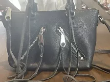 Rebecca Minkoff Black Leather crossbody bags for women Size Medium On Sale