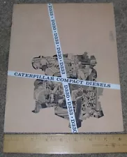 CATERPILLAR Diesel Engines D333 D330 Dealer Sales Brochure Catalog Marine +