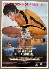 Bruce Lee Norris GAME OF DEATH 1979 Martial arts Org Movie Poster 3686