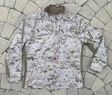 USMC Desert Combat Jacket 180s MARPAT Soft Shell Fleece • MEDIUM