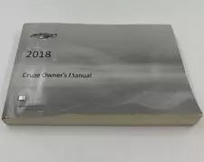 2018 Chevrolet Cruze Owners Manual Handbook OEM B03B22025 (For: Chevrolet Cruze)