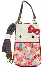 New Not for sale Hello Kitty 2WAY pochette Japanese pattern Hello Kitty bag