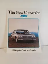 1979 Chevrolet Chevy Impala Caprice Classic 16-page Car Sales Brochure Catalog